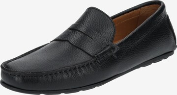 IMAC Moccasins in Black: front