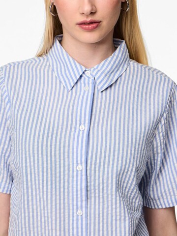 PIECES Blouse 'SALLY' in Blue