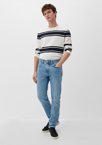 s.Oliver Slimfit Jeans i blå