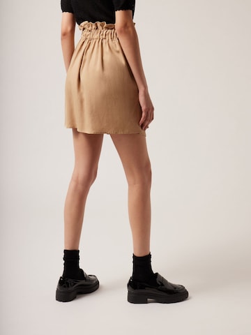 NAF NAF Skirt 'Kaur' in Beige