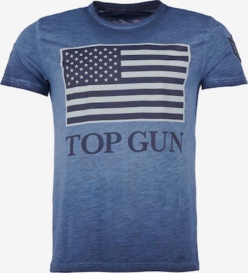 TOP GUN Shirt 'Search' in Blue: front