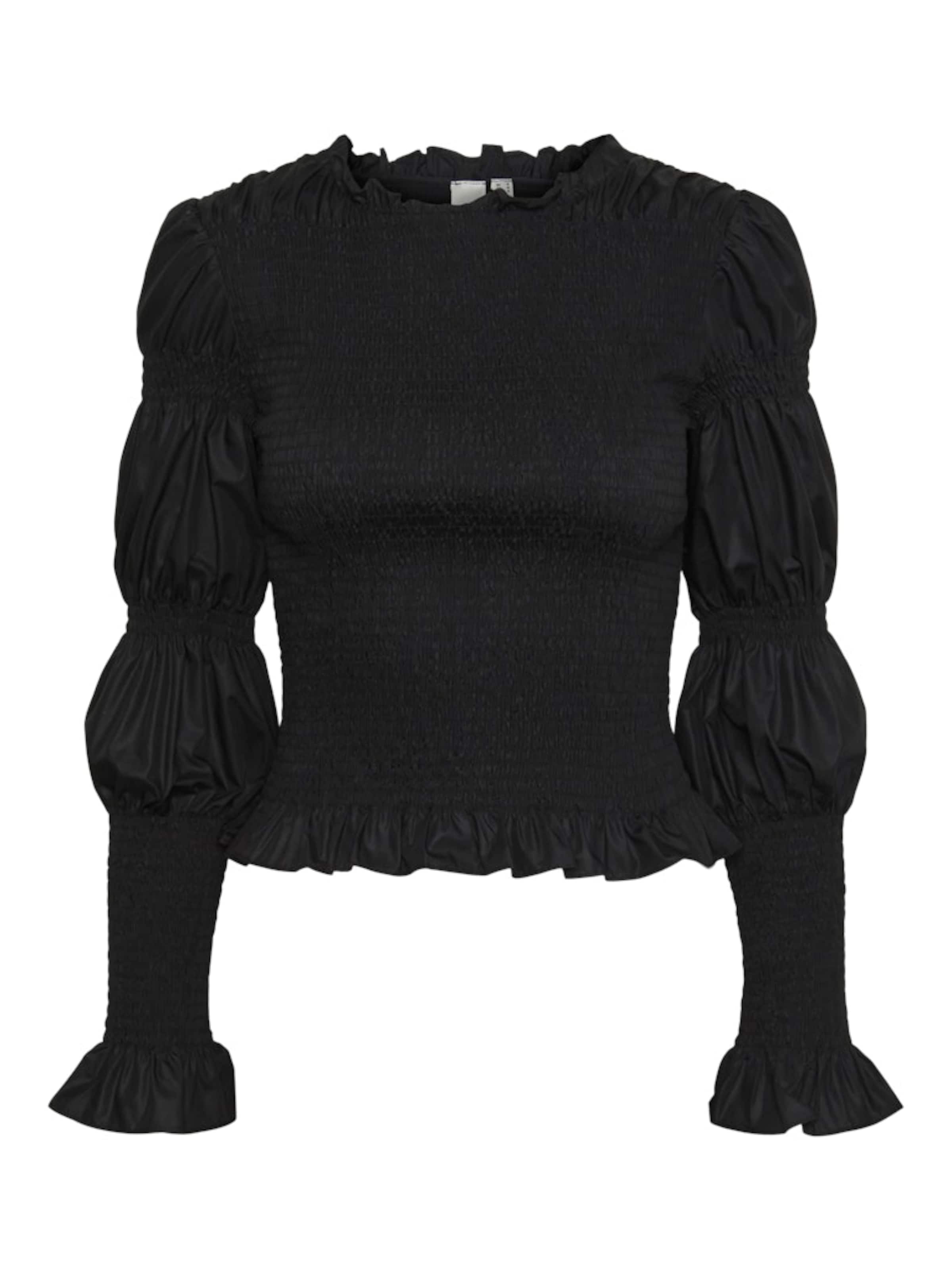 YAS - Blusa 'YASCHEMMA' em preto: frente