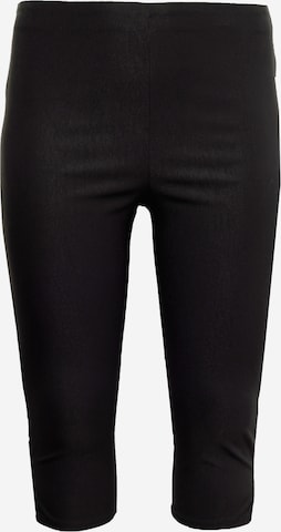 ONLY Carmakoma - Skinny Calças 'Lila' em preto: frente