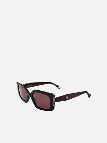 Lunettes de soleil Carolina Herrera en noir : devant