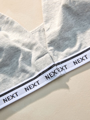 Next T-Shirt Nedrček | siva barva