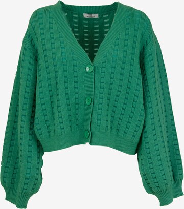 Cardigan Influencer en vert : devant