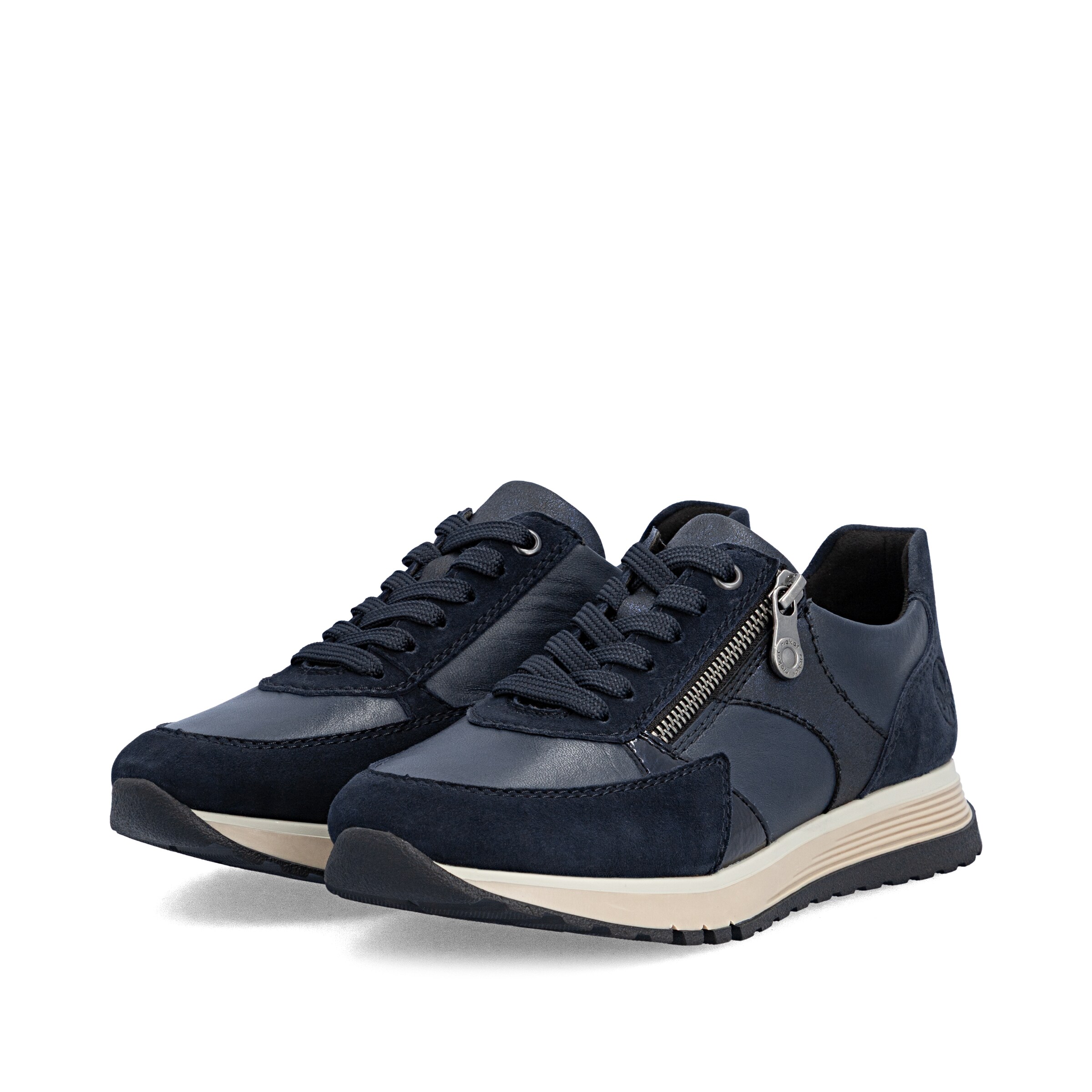 Baskets basses Rieker en bleu