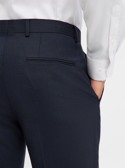 BOSS Trousers with creases 'Leon' in 24 in Marine blue, Item view