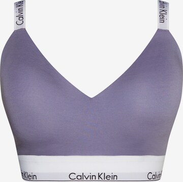 Calvin Klein Underwear Bustier BH in Lila: voorkant