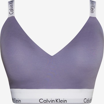 Calvin Klein Underwear Bralette Bra in Mottled Grey