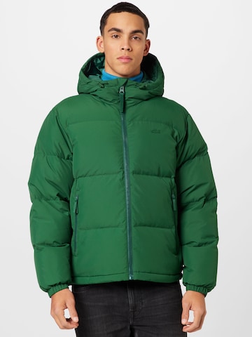 Veste d’hiver LACOSTE en vert : devant