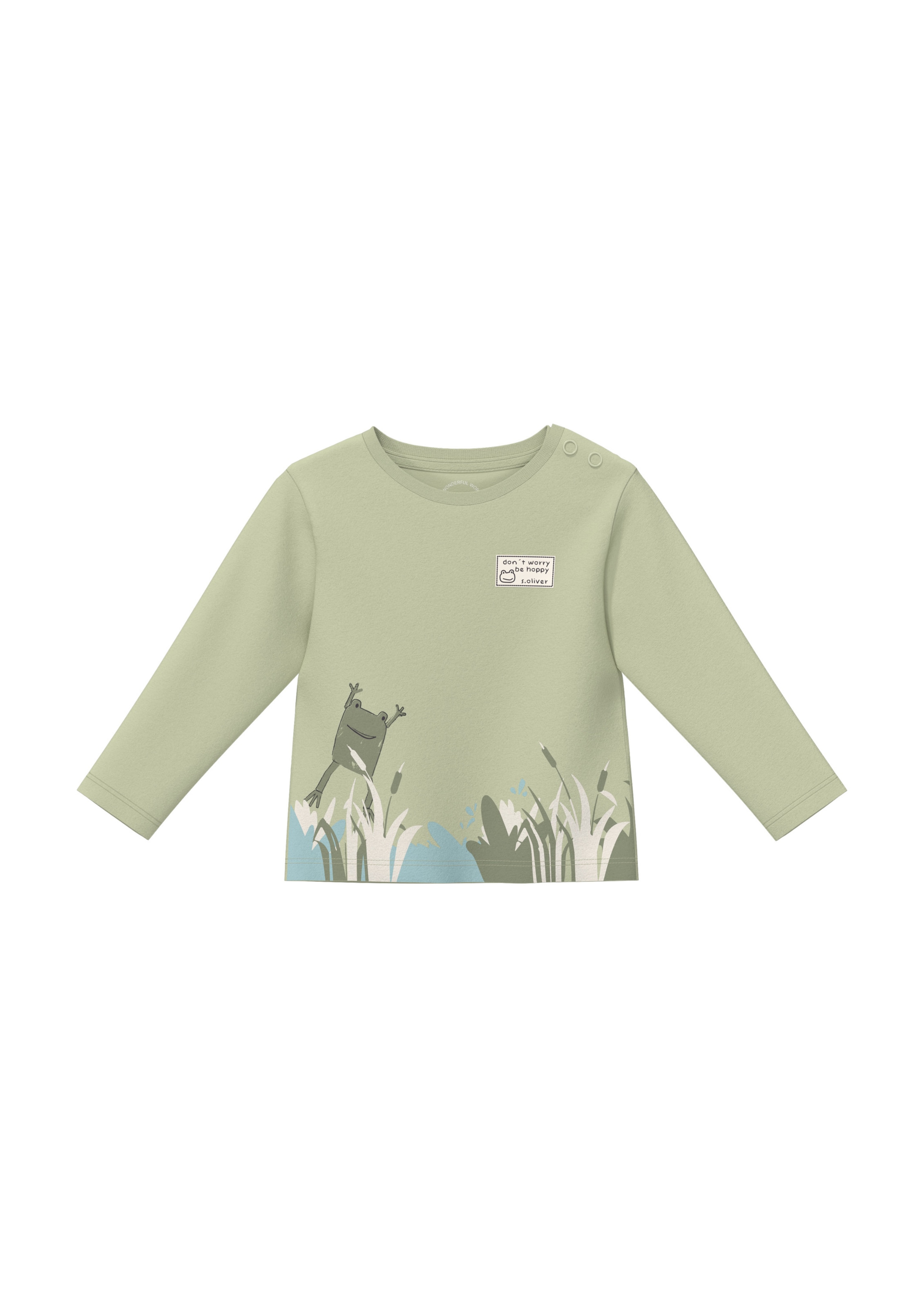s.Oliver Shirt in Green: front