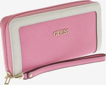 GUESS Small Leather Goods in One size in Pink: front