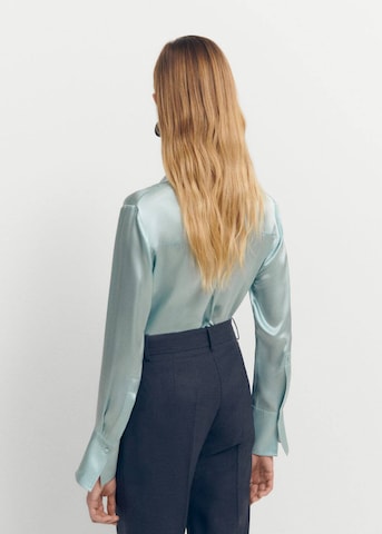 MANGO Blouse 'Bruna' in Blue