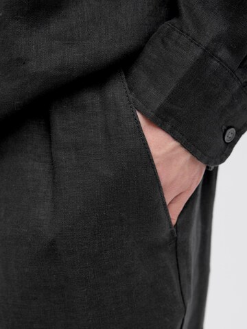 JACK & JONES Wide leg Chino in Zwart