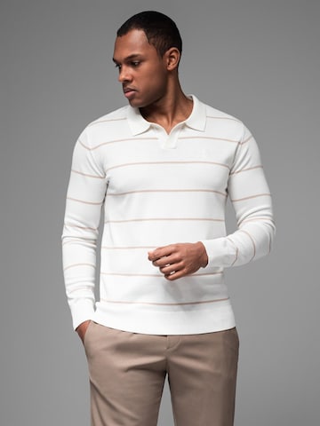 Ombre Shirt 'OM-POLS-0146' in White
