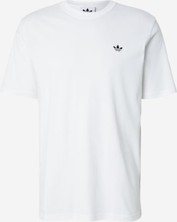 ADIDAS ORIGINALS - Camisa 'Trefoil Essentials' em branco: frente