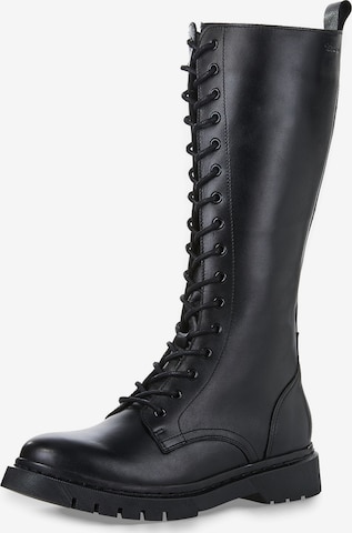 Bottes à lacets Tamaris en noir : devant