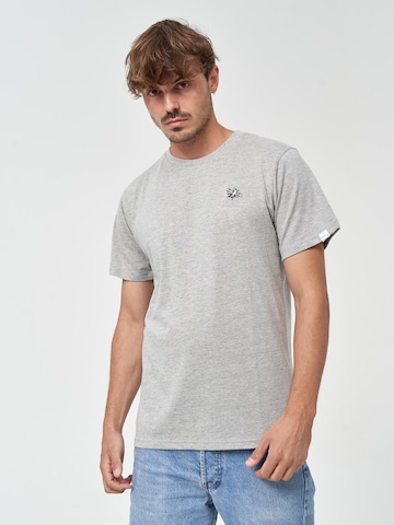 Mikon T-shirt 'Fliege' i grå: framsida