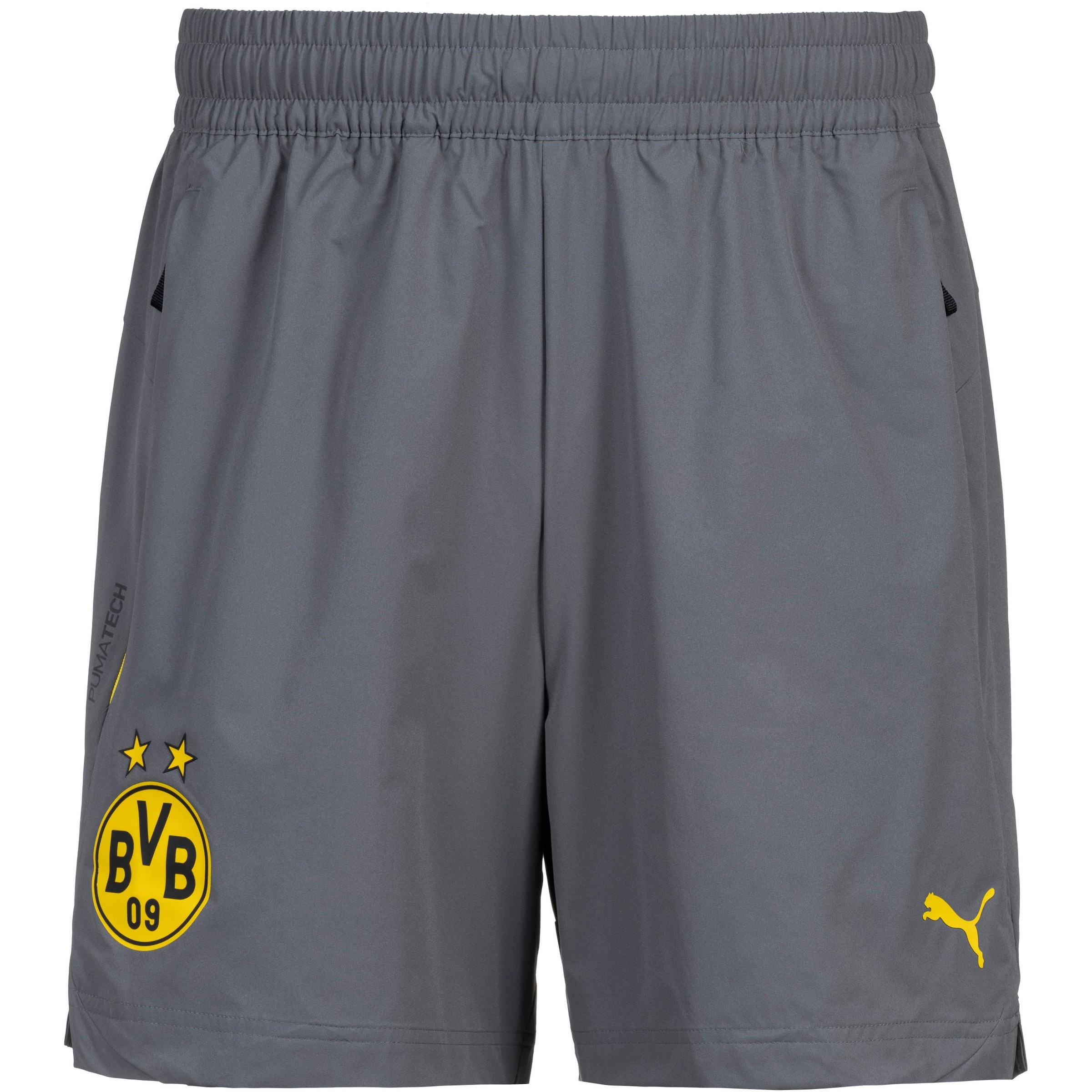PUMA Športne hlače 'Borussia Dortmund' | kari / temno siva / črna barva, Prikaz izdelka