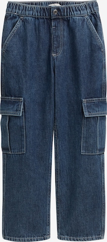 TOM TAILOR Loosefit Jeans in Blauw: voorkant