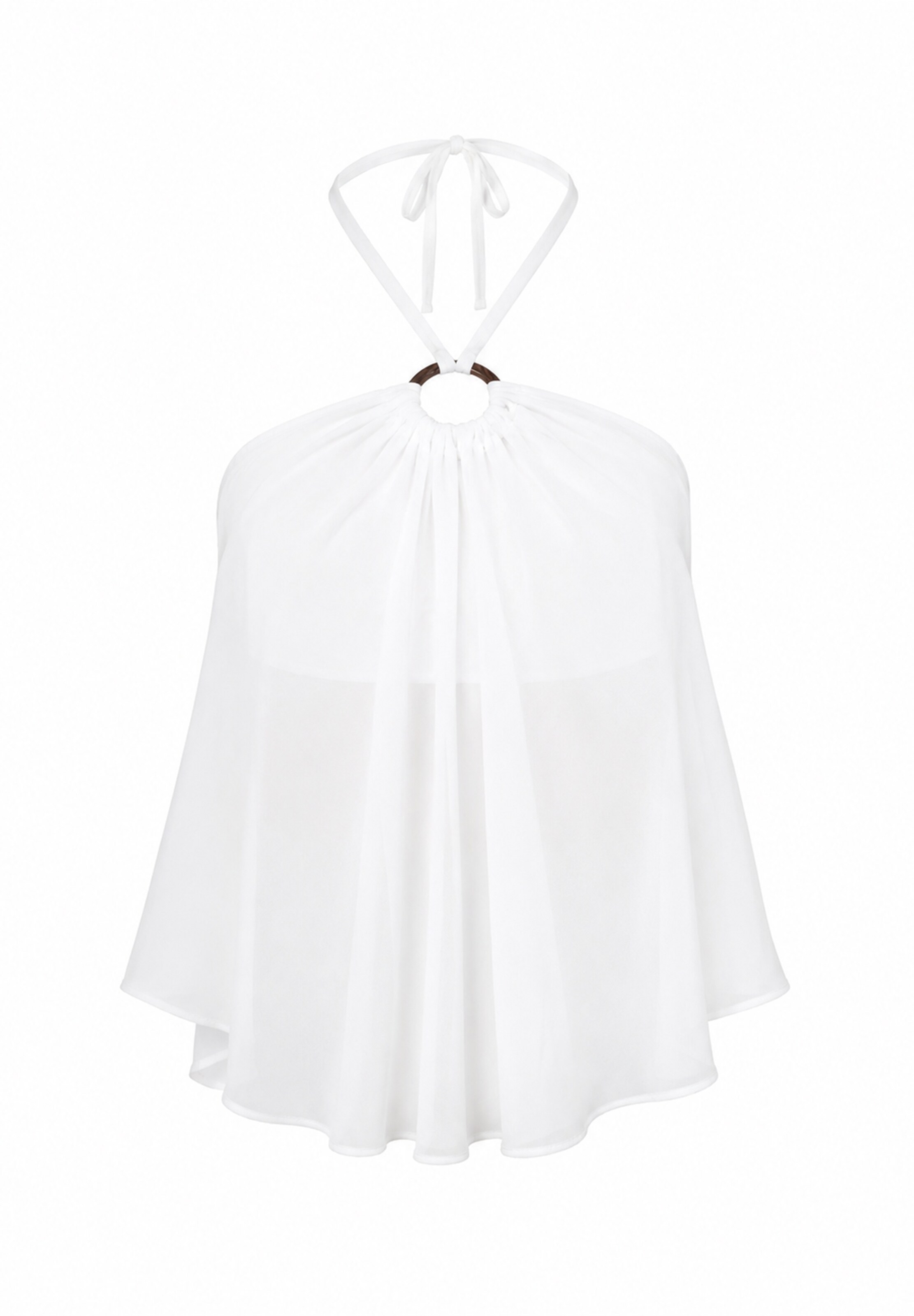 Elara Top in L in de kleur Wit, Productweergave