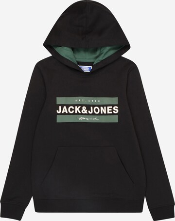 Jack & Jones Junior Mikina 'Friday' – černá: přední strana