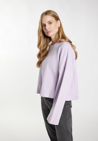 Sweat-shirt DreiMaster Vintage en violet : devant