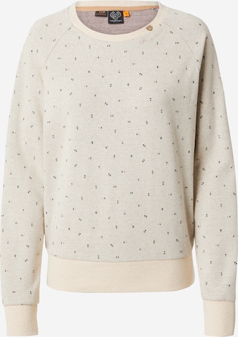 Ragwear Sweatshirt 'JOHANKA' i beige: framsida