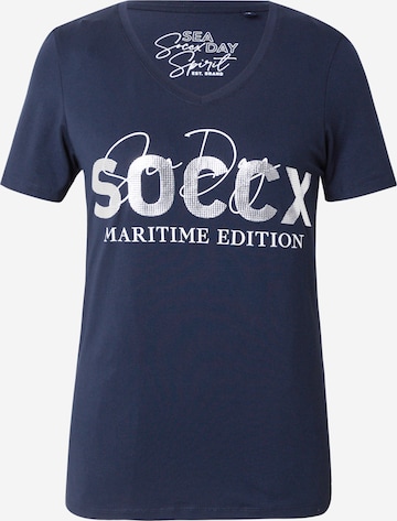 Soccx - Camiseta en azul: frente