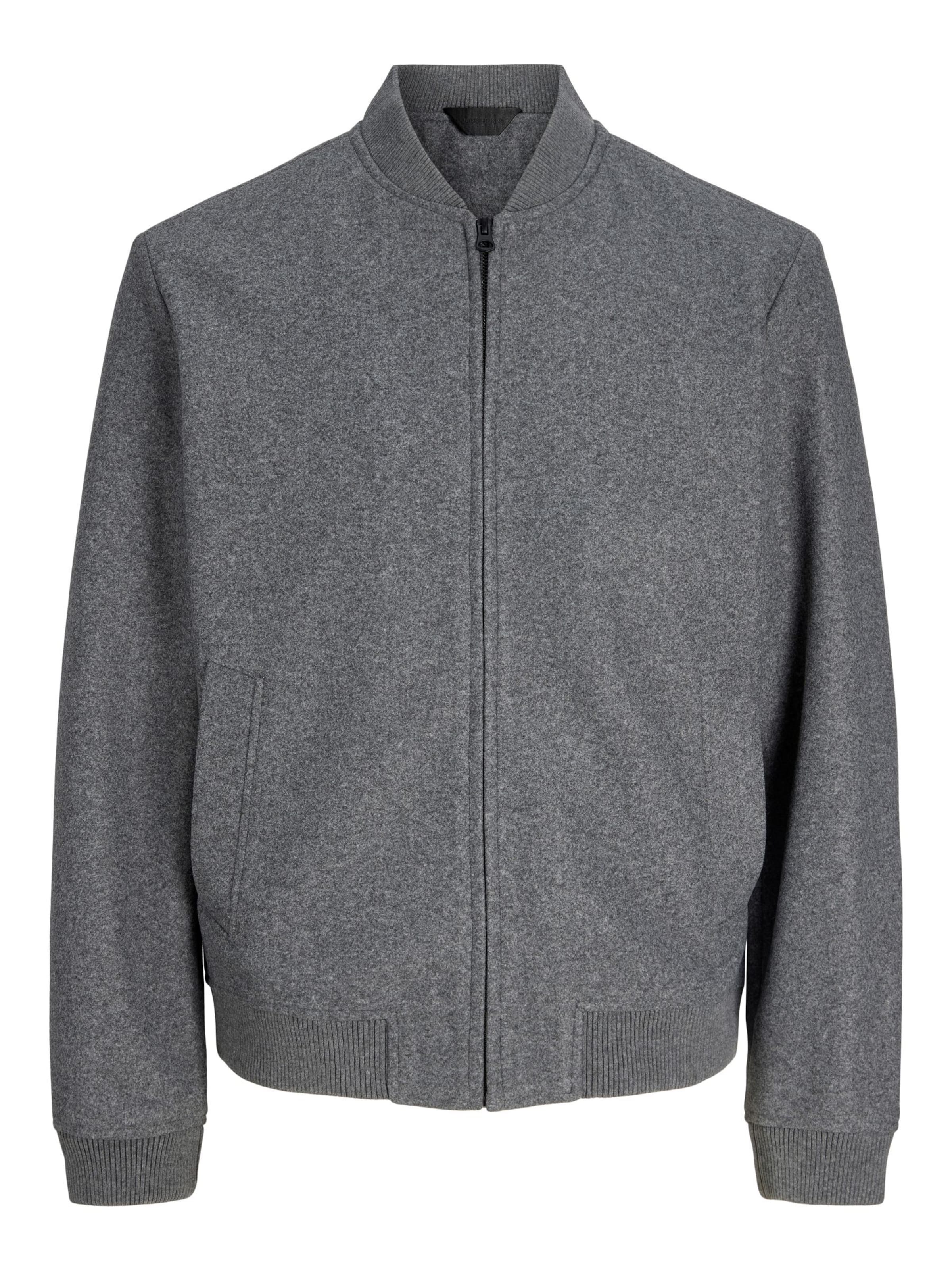 JACK & JONES Jacke 'JJEJames' in Grau: Vorderseite