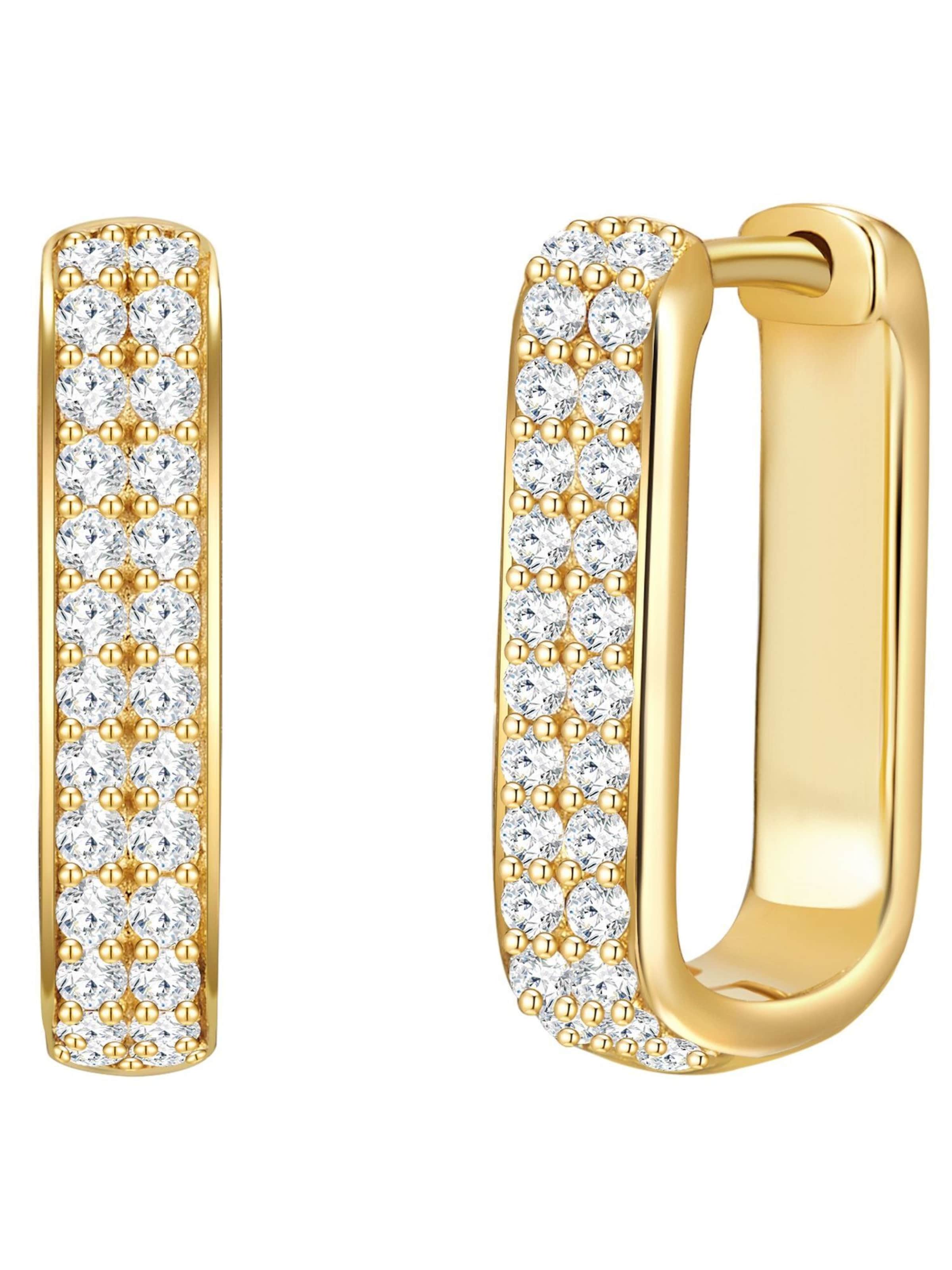 Glanzstücke München Ohrringe in Gold: Vorderseite