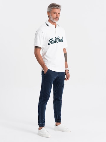 Ombre Tapered Cargo Jeans 'PADJ-0112' in Blue