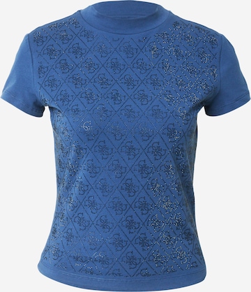 Maglietta di GUESS in blu: frontale