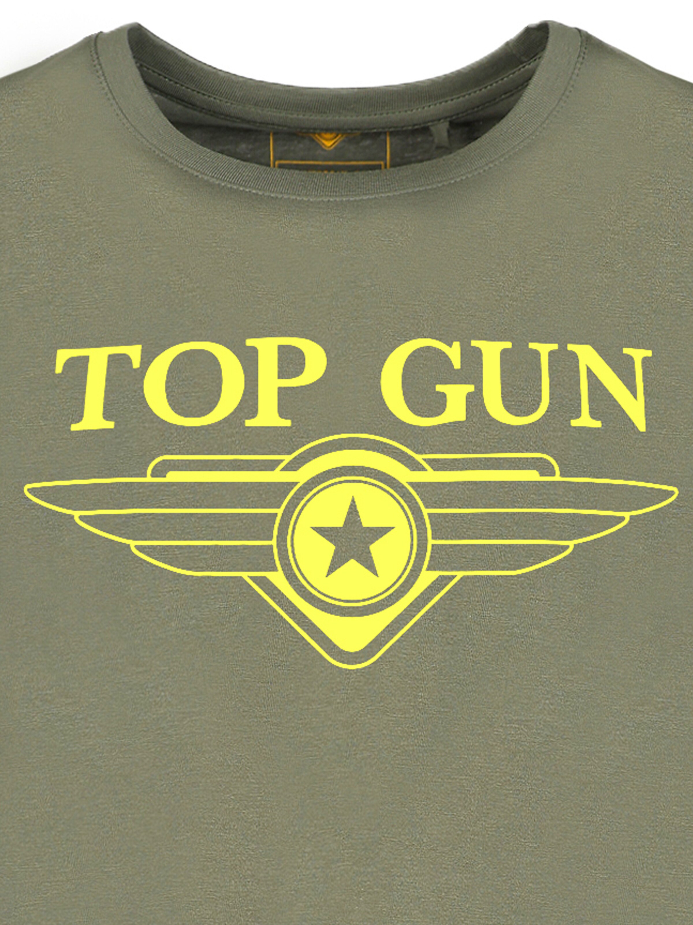 TOP GUN Shirt 'TG2024002' in Green