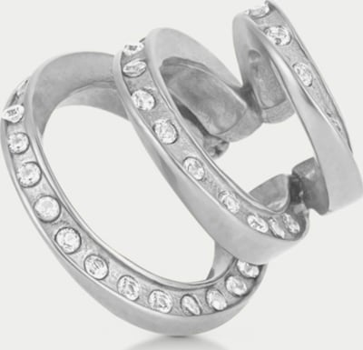 YParis Korvakoru 'Ear cuff Ridley Star G/S' koossa 2.5 cm x 2.5 cm värissä hopea, Tuotenäkymä