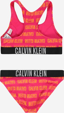 Calvin Klein Swimwear Bralette Swimsuit in Pink