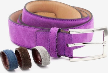 BGents Belt in Purple: front