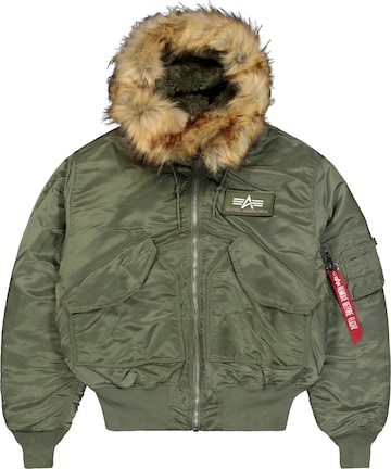 ALPHA INDUSTRIES Winterjacke in Grün: Vorderseite
