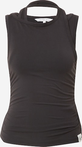 Calvin Klein Jeans - Top em preto: frente