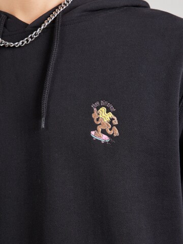 Iriedaily Sweatshirt 'Differ Normal' in Black