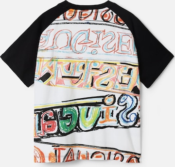 Desigual T-shirt i vit