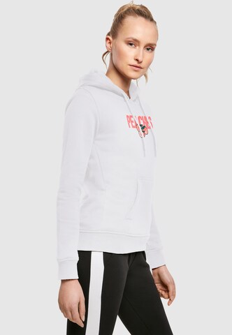 Sweat-shirt 'Peaches' Mister Tee en blanc