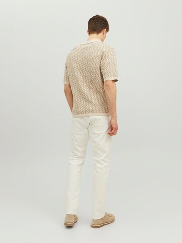 Coupe slim Jean JACK & JONES en blanc