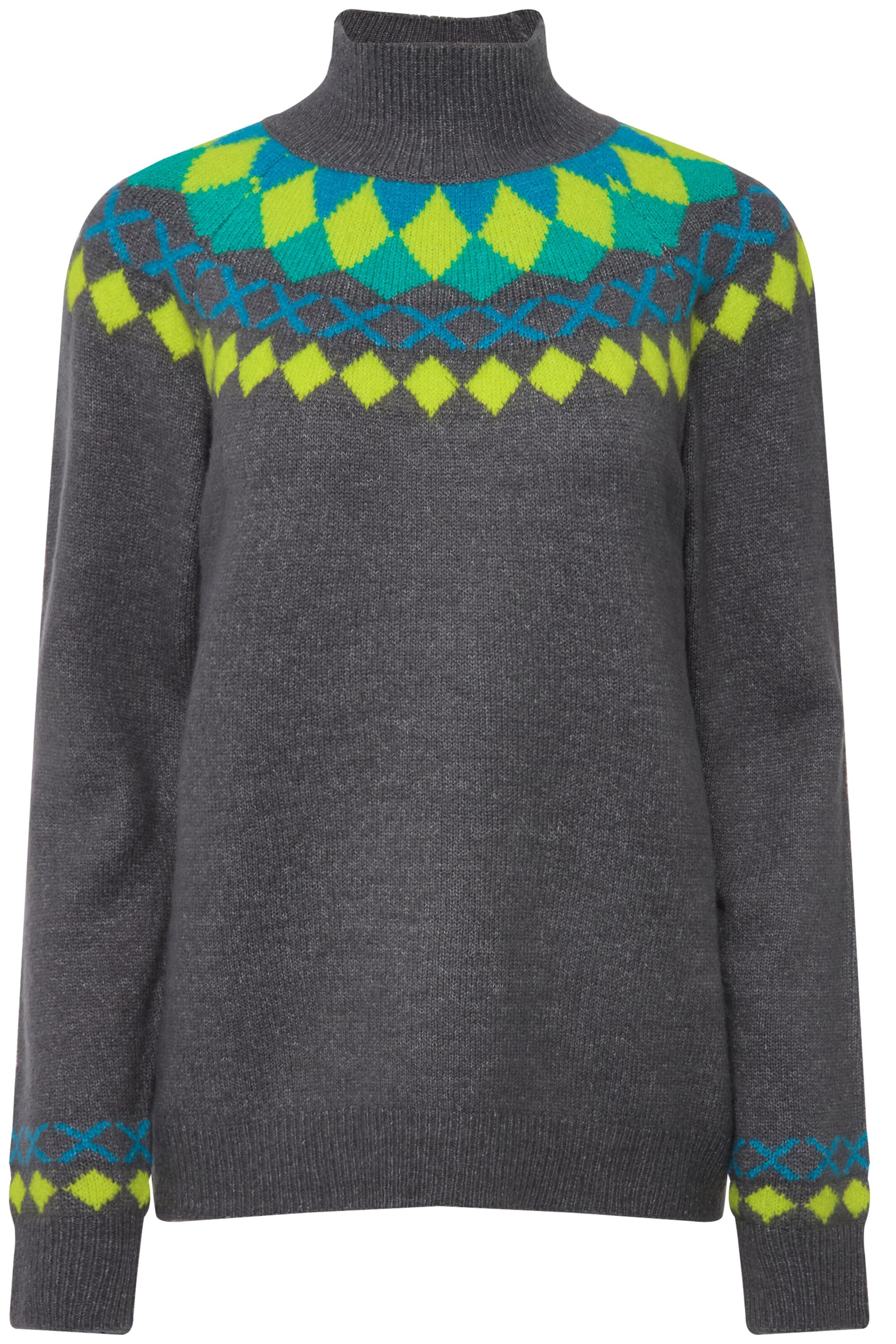 LAURASØN Pullover in Grau: Vorderseite