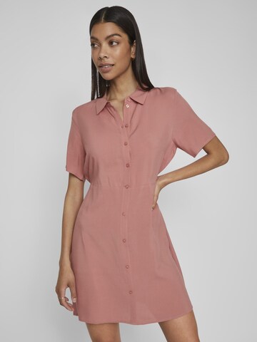 Robe-chemise VILA en rose : devant