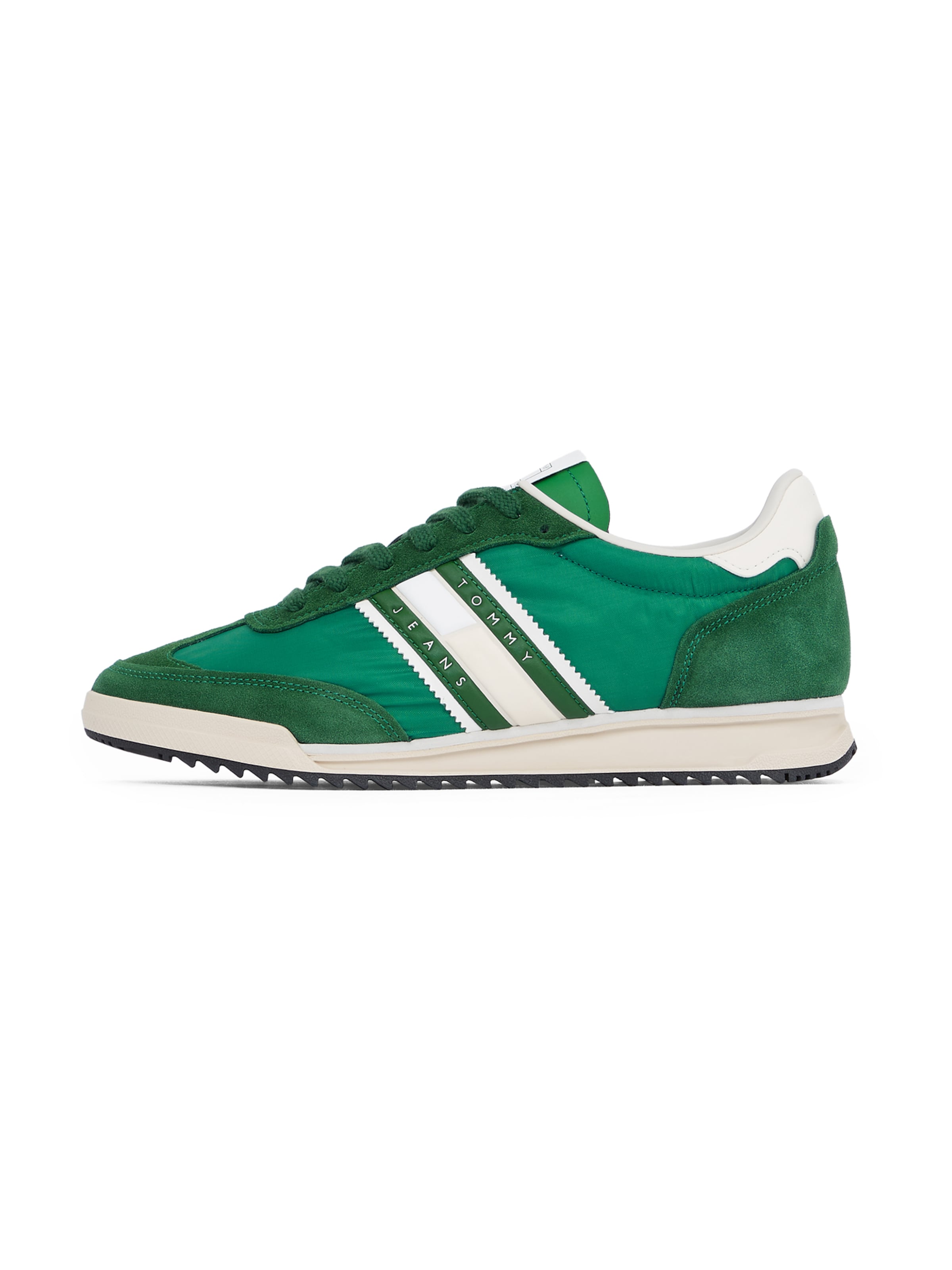 Tommy Jeans - Zapatillas deportivas bajas en verde: frente