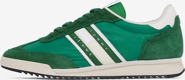 Tommy Jeans Sneakers laag in Groen: voorkant