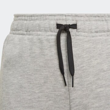 ADIDAS SPORTSWEAR Tapered Workout Pants 'Essentials French Terry' in Grey