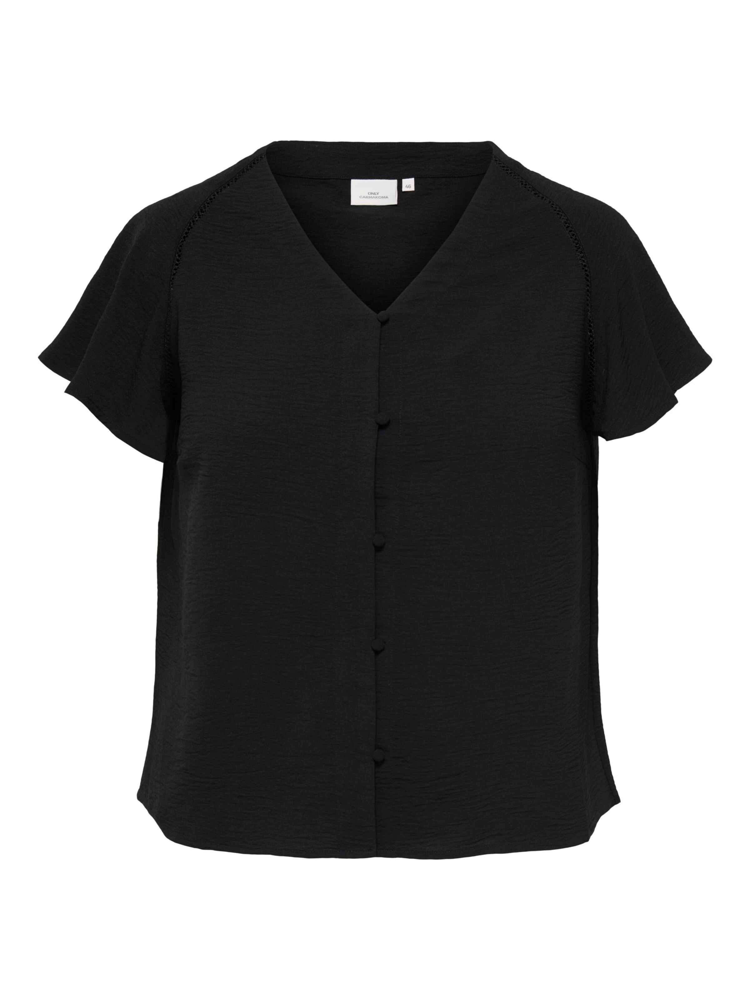 Maglietta ' CARMETTA ' di ONLY Carmakoma in nero: frontale